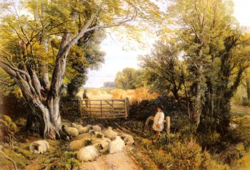 弗雷德裡尅 威廉 休謨 Hulme Frederick William Landscape In Wales
